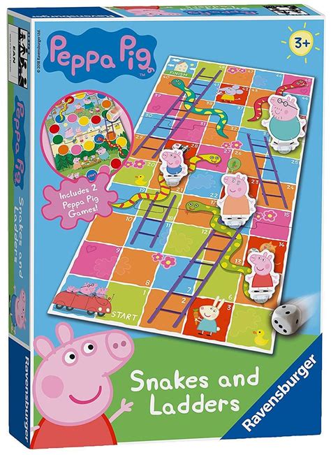 Ravensburger Peppa Pig Snakes And Ladders Game In 2021 Snakes And