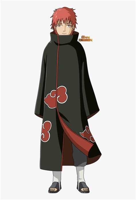Akatsuki Drawing Cloak Png Download Naruto Sasori Transparent Png