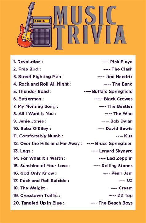 Free Printable 1950 Trivia Questions And Answers Printable