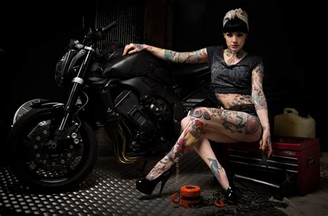 Model Women High Heels Tattoo Wallpapers Hd Desktop