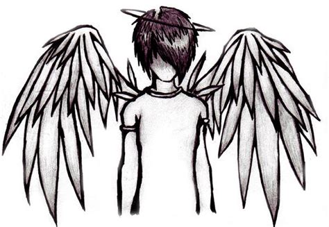 Emo Angel Boy By Skissored On Deviantart
