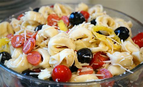 Three Cheese Tortellini Italian Pasta Salad Recipe Perfect For Picnics