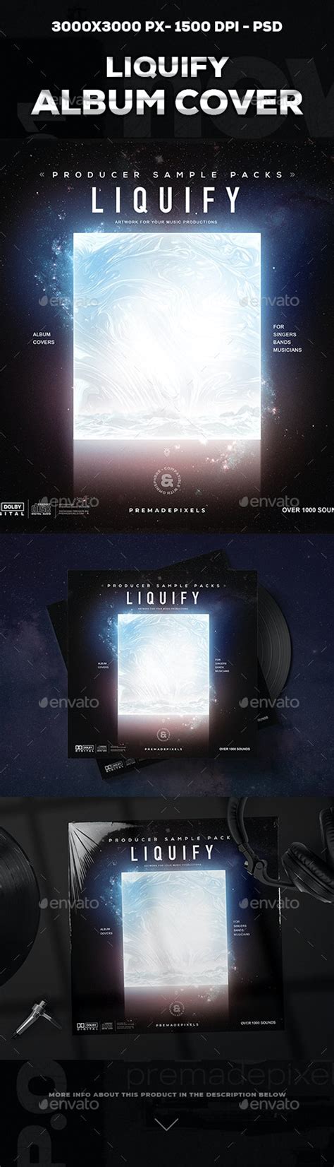 Liquify Album Cover By Premadepixels Graphicriver