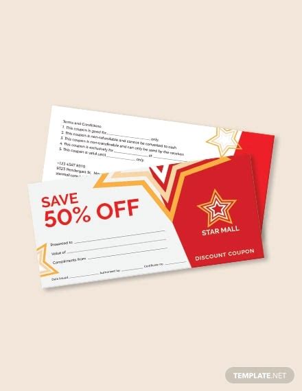 10 Event Coupon Templates Illustrator Photoshop Ms Word Publisher