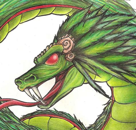 Quetzalcoatl Sketch By Giosuke On Deviantart