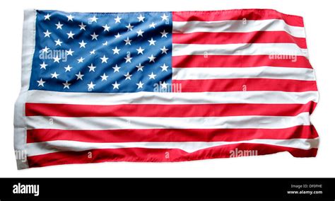 Closeup Rippled American Flag Cut Out Stock Images And Pictures Alamy