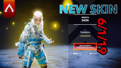 New Flashpoint Wraith Legendary Skin Apex Legends Item Shop Youtube
