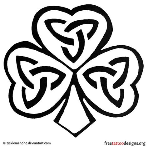 77 Irish Tattoos Shamrock Clover Cross Claddagh Tattoo Designs