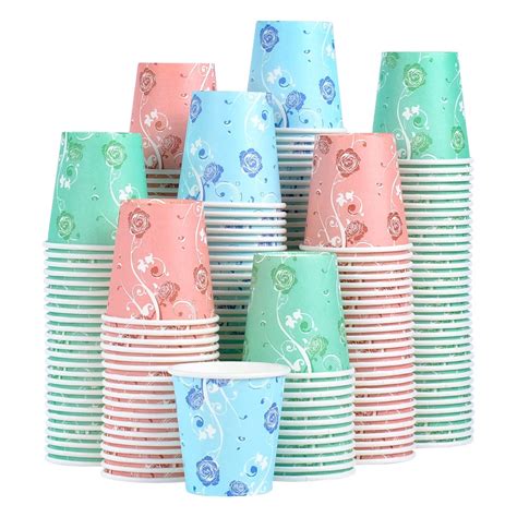 Lamosi Disposable Paper Cups Mouthwash Cups Small Cups 3 Oz 300 Count