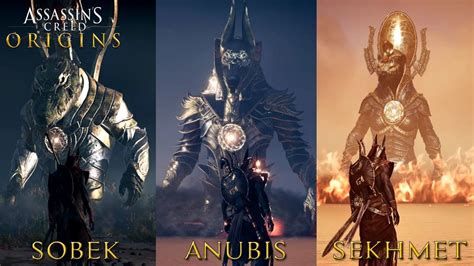 Assassin S Creed Origins All God Fights Anubis Sekhmet Sobek My XXX