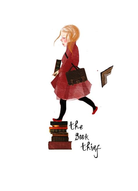 The Book Thief Art Print The Book Thief Homage Fan Art