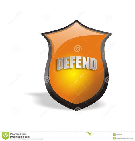 Cool 2.0 Shield Defend Royalty Free Stock Image - Image: 3736896