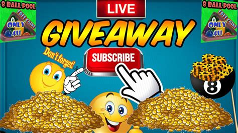 This page updates frequently with new information and news about promotional gifts. 8 Ball Pool Unlimited Free Coins || GiveaLiveway || 23th ...