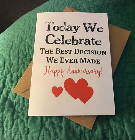 Today We Celebrate The Best Decision We Ever Made Happy Etsy
