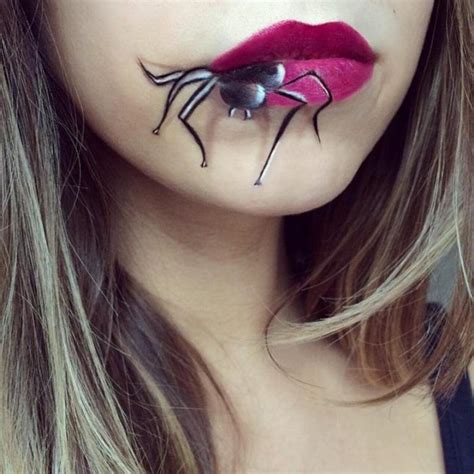 Ara A Halloween Labios Halloween Spider Makeup Lip Art Halloween Eye Makeup
