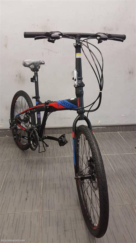 A mountain bike is used for outdoor trips and will suit the user that. MONGOOSE 24'' 24SP SHIMANO FOLDING Bicycle Bike B/R/G