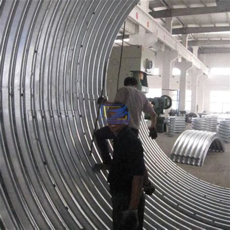 Corrugated Steel Culvert Pipe Assembled By Plates China