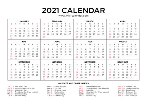 Ohio Projected Deer Rut 2021 Template Calendar Design