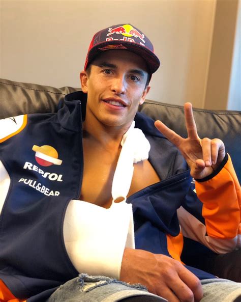 Marquez was finally back in the saddle over the portimao weekend and the the unexpected guest: Marc Marquez breaks arm | | Motorcycle News, Sport and Reviews