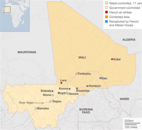 Mali Conflict French And Malian Troops Move On Timbuktu Bbc News