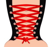 Woman In Corset Clipart Free Stock Photo Public Domain Pictures