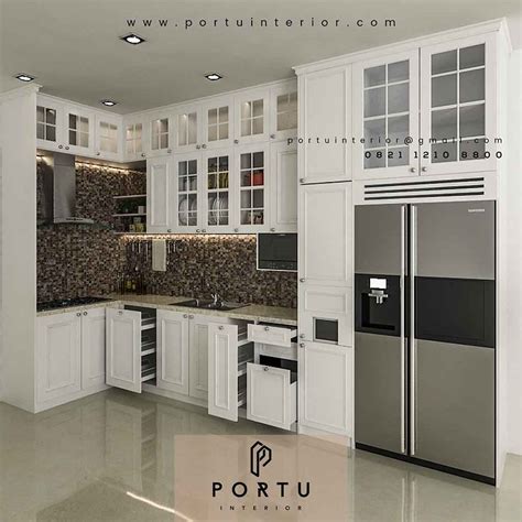 Jual Kitchen Set Murah Custom Berbagai Desain Menarik Portu Interior