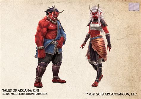 Tales Of Arcana Oni Oni Art Oni Demon Arcanum
