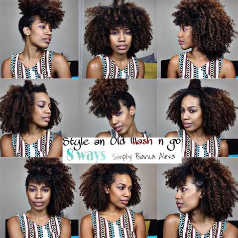 8 Ways To Style Your Old Wash And Go Curlynikki Natural Hair Styles