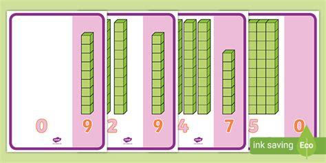 counting with dienes 1 50 display posters teacher made