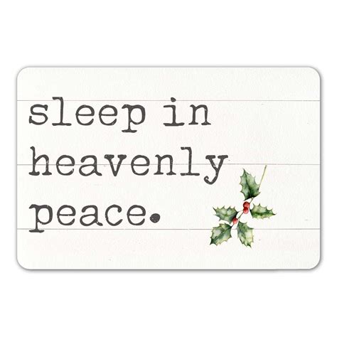 Sleep In Heavenly Peace Sign Farmhouse Christmas Décor Decorations Wall