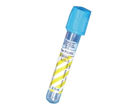 Bd Vacutainer Blue Top Tube Images And Photos Finder