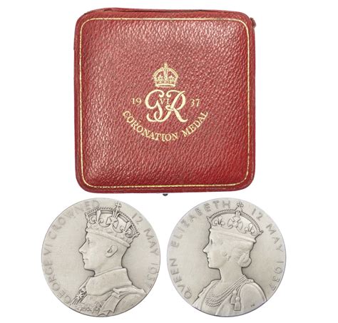 George Vi Coronation Silver Medal 1937 Baldwins