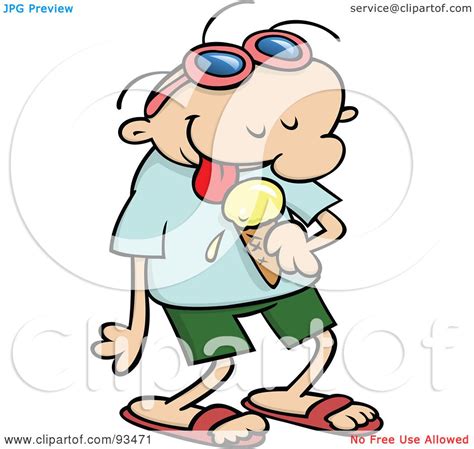 Royalty Free Rf Clipart Illustration Of A Happy Summer Toon Guy