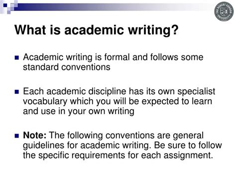 Ppt Academic Writing Powerpoint Presentation Id172257
