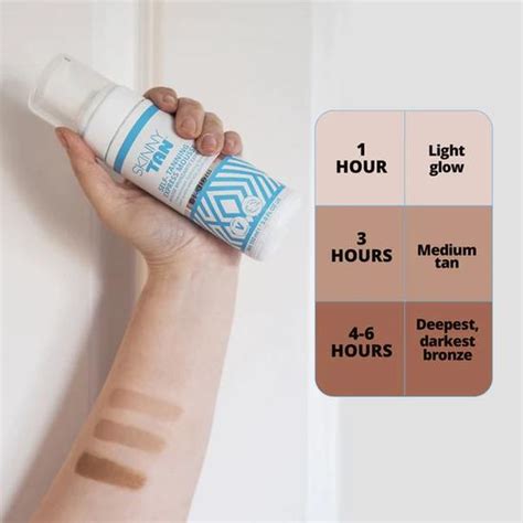 Skinny Tan 1 Hour Express Self Tanning Mousse Cosmetify
