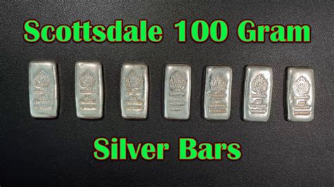 Beautiful 100 Gram Scottsdale 999 Fine Silver Bars 😍 Youtube