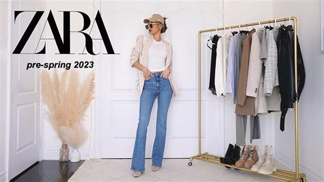 Zara Try On Style Pre Spring 2023 Outfits Youtube