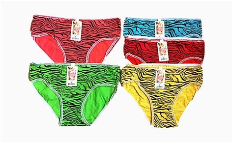 60 Units Of Womens Underwear Hipster Panties Zebra Print Stripes Briefs
