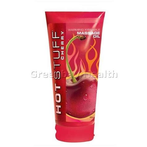 Hot Stuff Warming Massage Oil Water Based Lube Lubricant Edible Cherry Flavored Ebay Massage