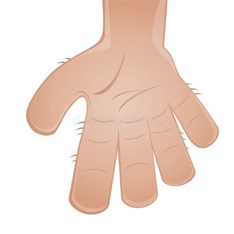 Cartoon Hand Stock Vector Illustration Of Palm Funny 28944034
