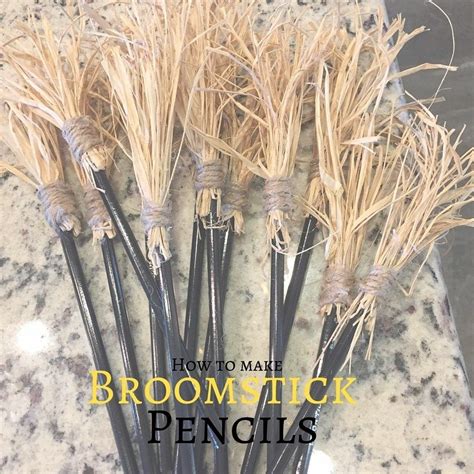 Broomstick Pencils Party Favor Mommy Upgrade Harry Potter Party