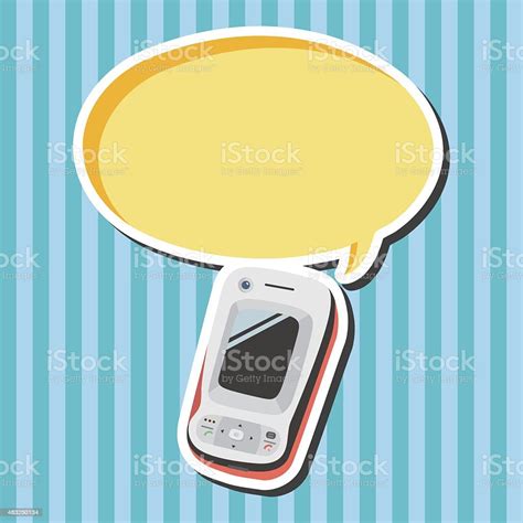 Cellphone Theme Elements Vectoreps Stock Illustration Download Image