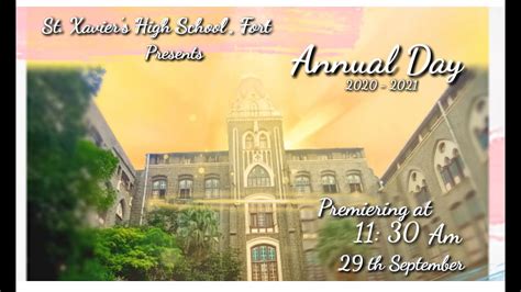 Awards Day 2020 2021 St Xaviers High School Fort Mumbai A