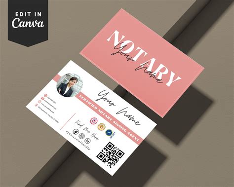 Notary Business Cards,notary Business Card Template,notary Signing