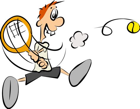 Tennis Cartoon Images Clipart Best