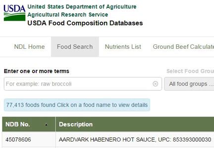 Usda would appreciate it if developers would list fooddata central as the source of the data. USDA unveils new food products database | Meatpoultry.com ...
