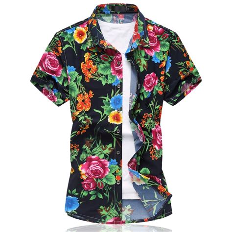 Online Buy Wholesale Flower Shirt Men From China Flower Shirt Men