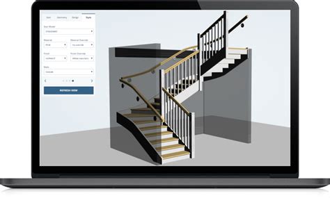 Design Your Stair On The Web Staircon Online Designer