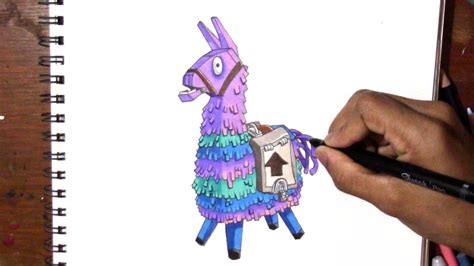 Grab your paper, ink, pens or pencils and lets get started!i have a large selection of educational online classes. How To Draw Llama (Fortnite) - YouTube