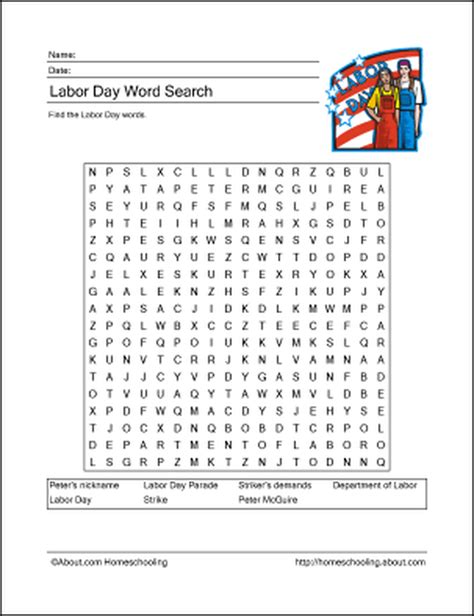 Learn About Labor Day With Free Printables Labour Day Labor Day